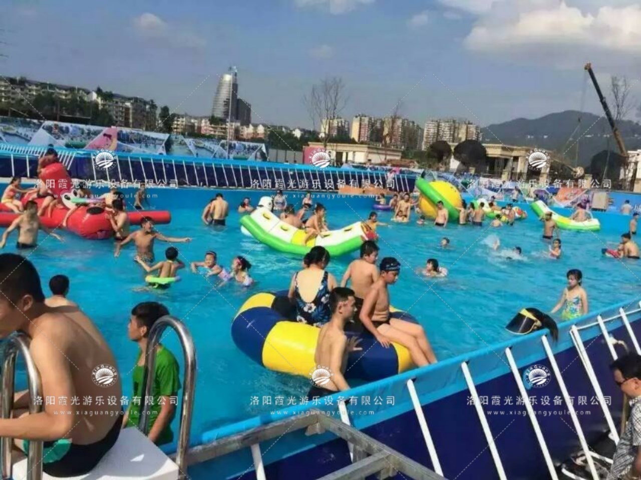 东方支架泳池